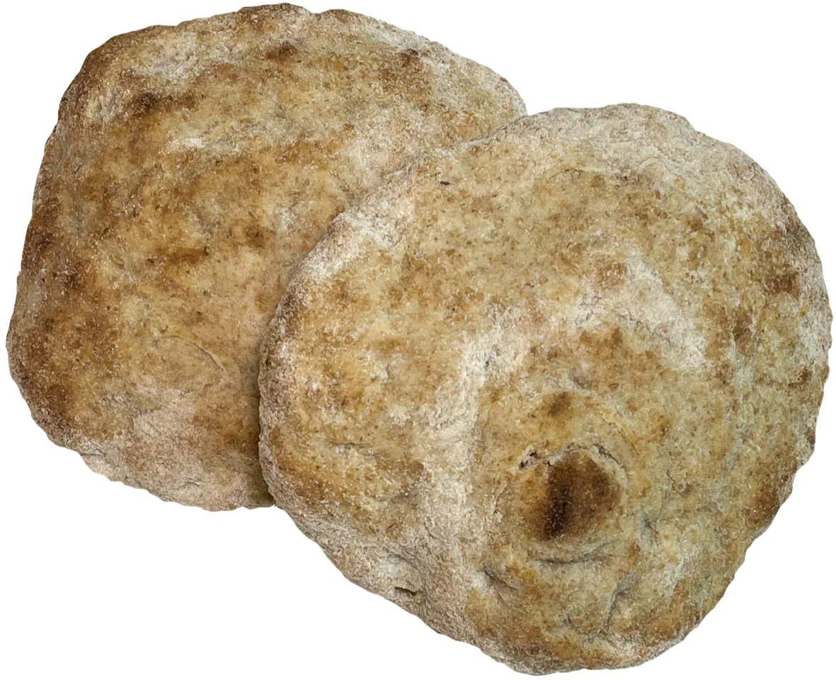 ciaccine (focacce) con farina integrale (n.4 ciaccine)